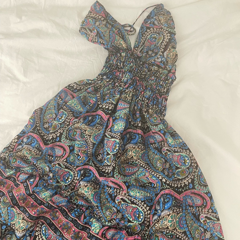 Floral Zury Maxi Dress. One size, Actually fits a wide array of sizes.